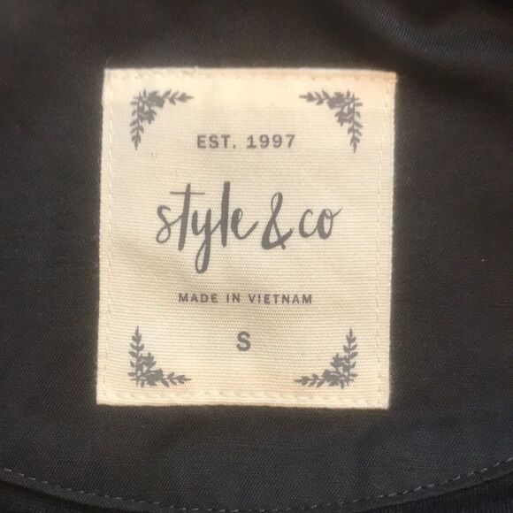 Style & Co Hooded Anorak Jacket size Small - Picture 4 of 4